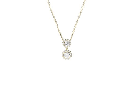 Collana Recarlo Donna Anniversary in Oro giallo Diamante 0.16 Ct P01DE018/G017-45 - P01DE018/G017-45